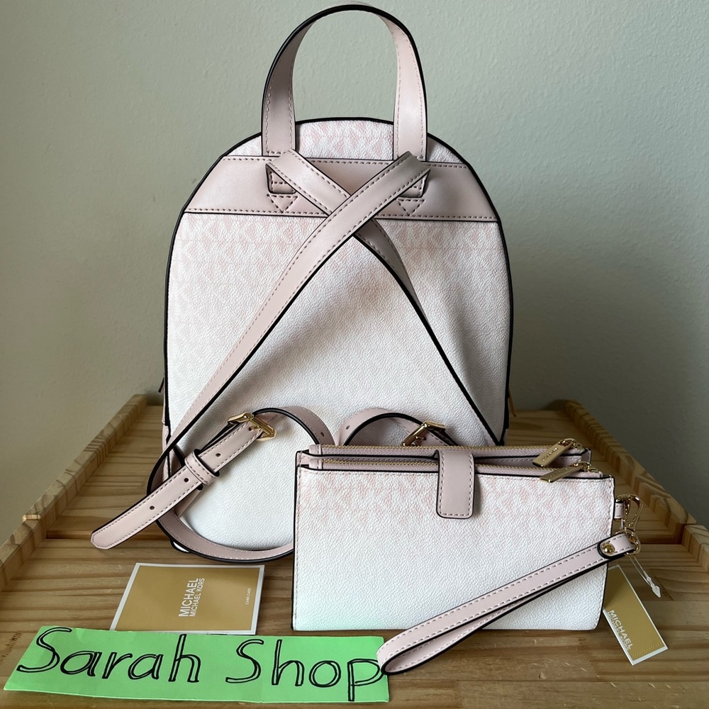 🌼Michael Kors Jaycee medium zip pocket backpack Set - Picture 3 of 16